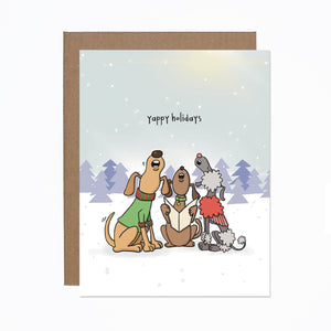 Yappy Holidays card