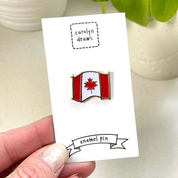 WS Canada Flag enamel pin